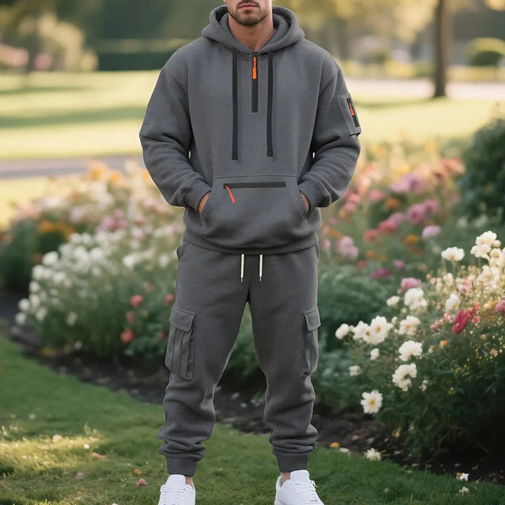 Elegantne Multi-Pocket meeste komplekt