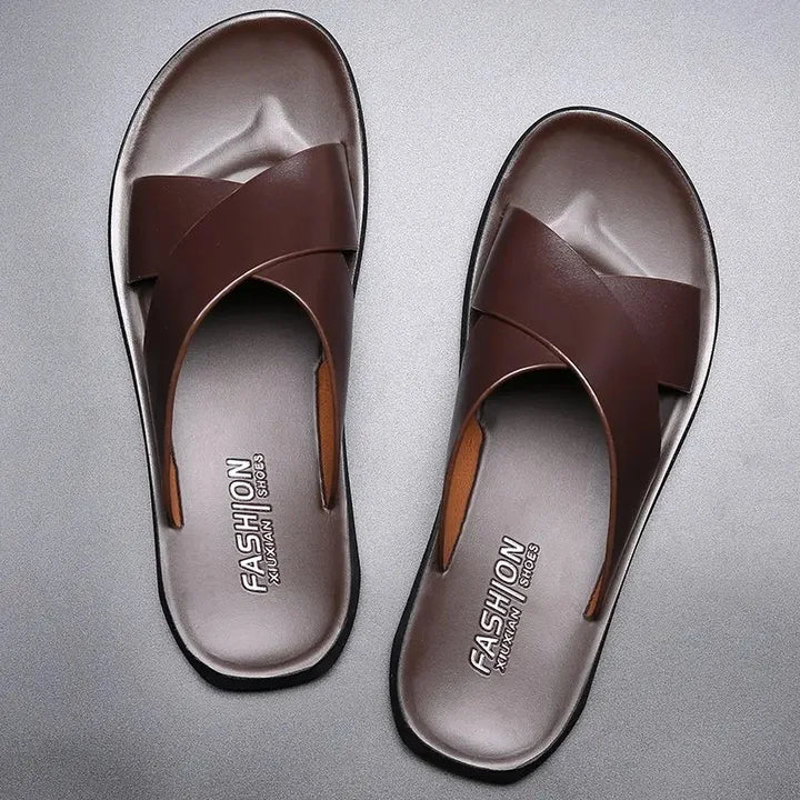 Premium Nahast Sandaalid