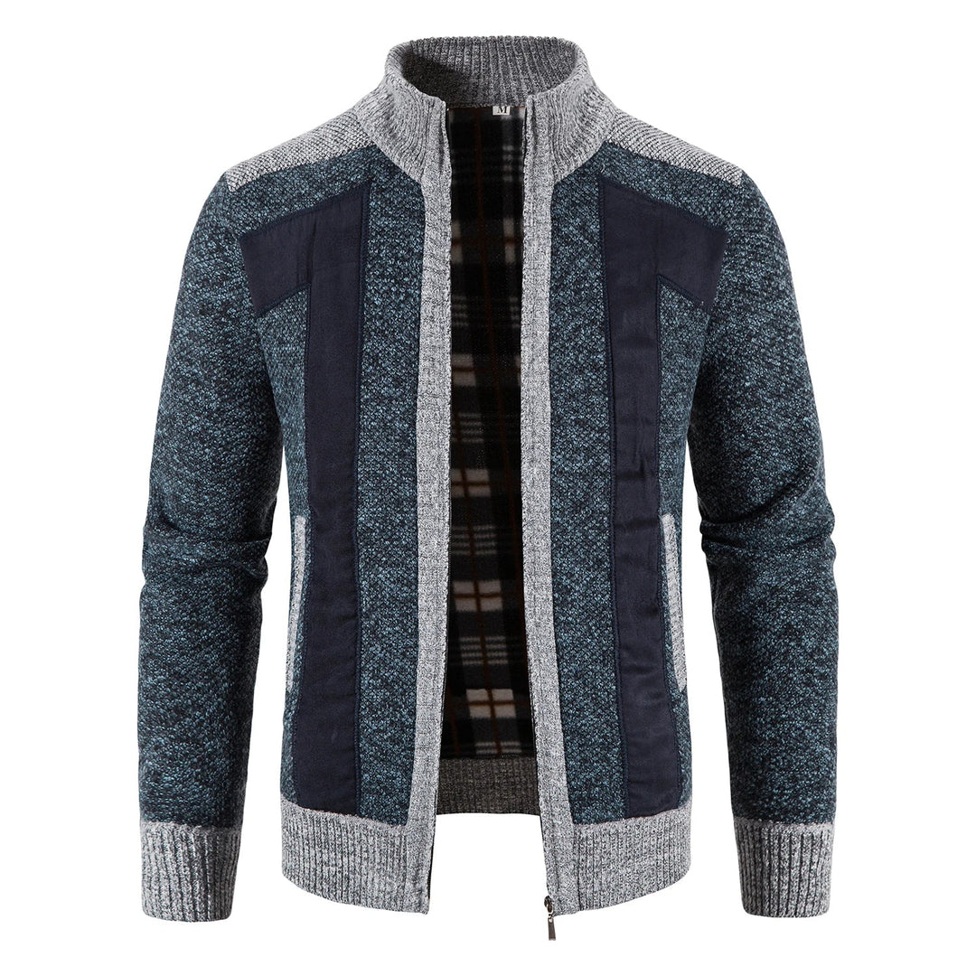 Elegantne kootud vest lukuga