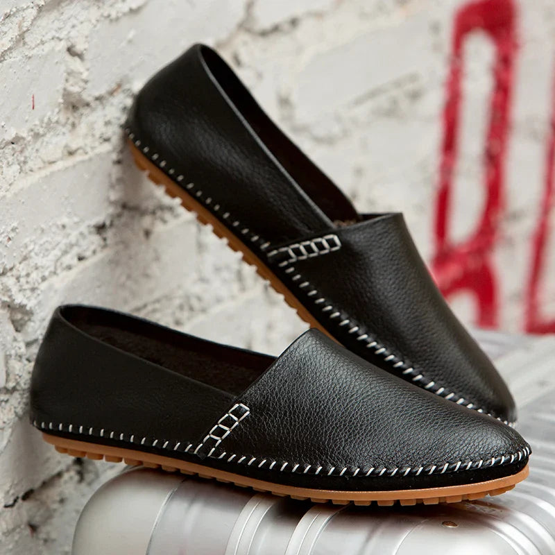 Kerged Nahast Loafers