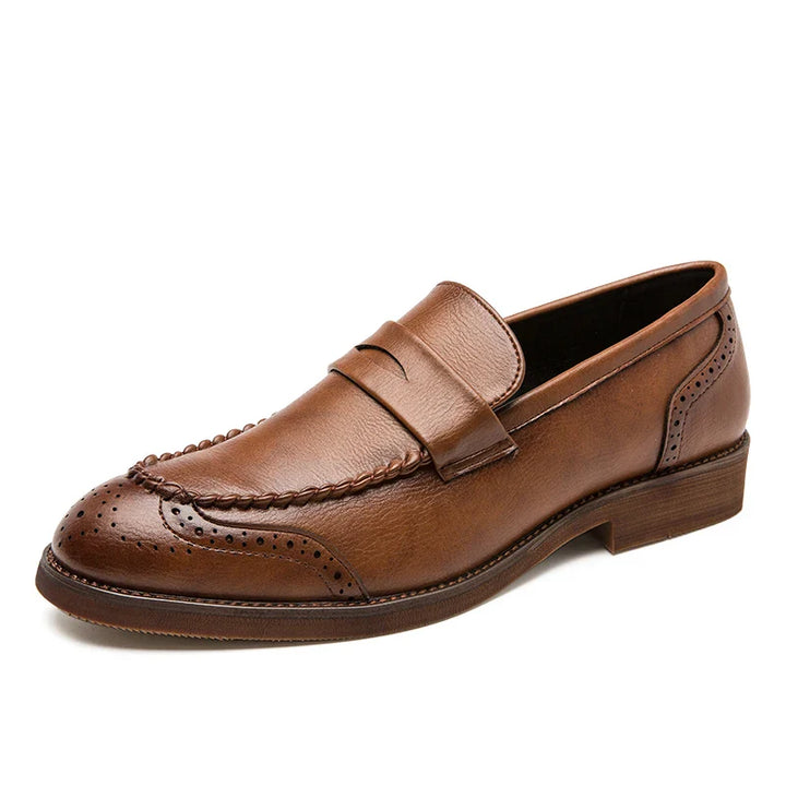 Šikid nahast loafers
