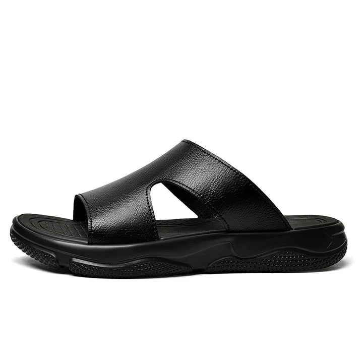 Elegantne nahkne meeste sandaalid