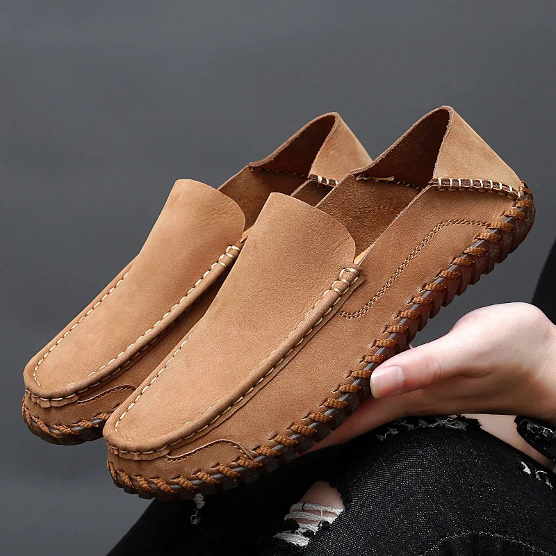 Igapäevased nahast loafers