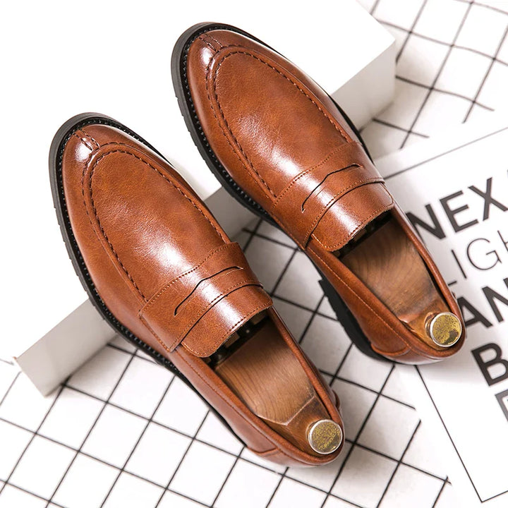 Igapäevased nahast loafers