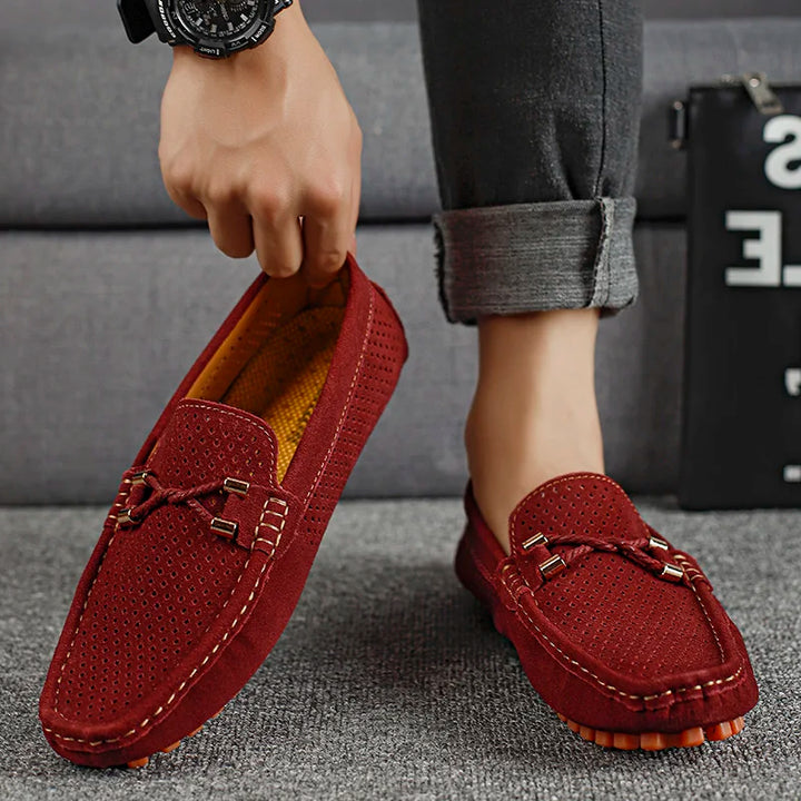 GIANNI PERFOREERITUD NAHKSED LOAFERID