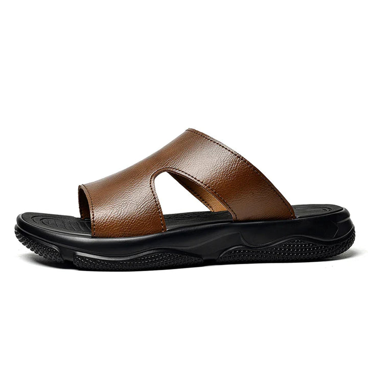 Elegantne nahkne meeste sandaalid