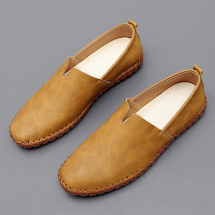 Santorini nahast Loaferid