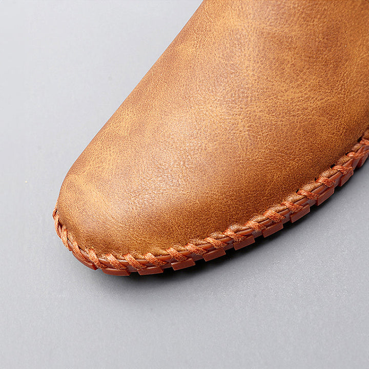 Santorini nahast Loaferid
