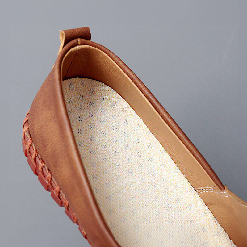 Santorini nahast Loaferid