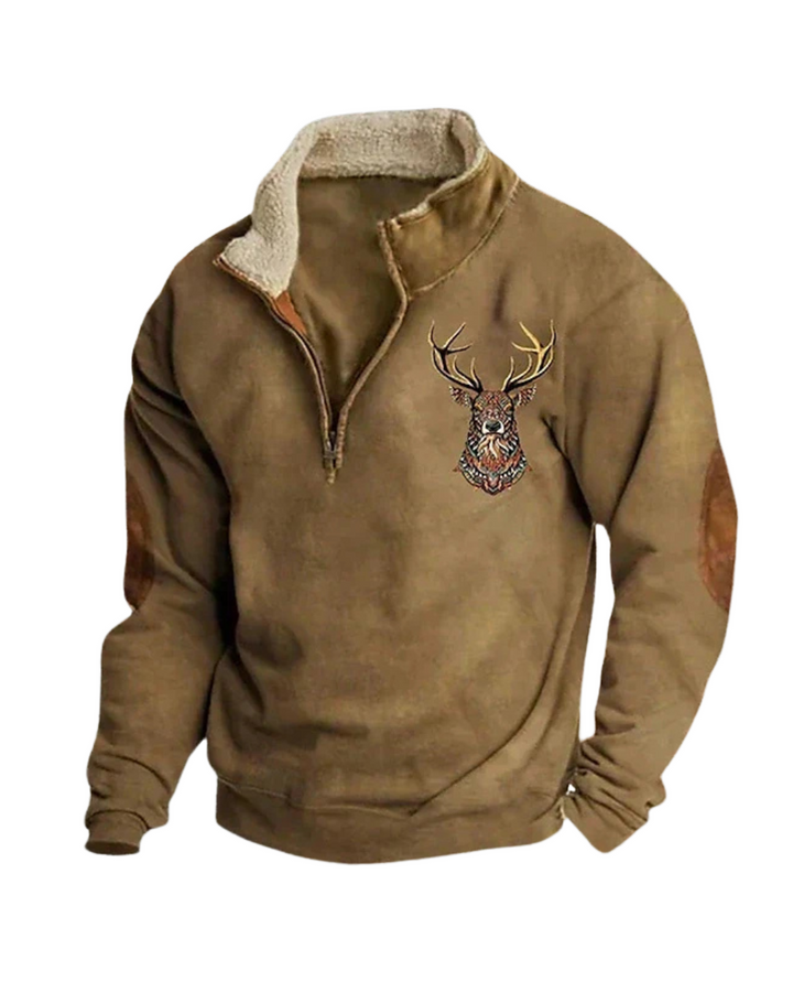 Silvio Vintage Zip Sviiter