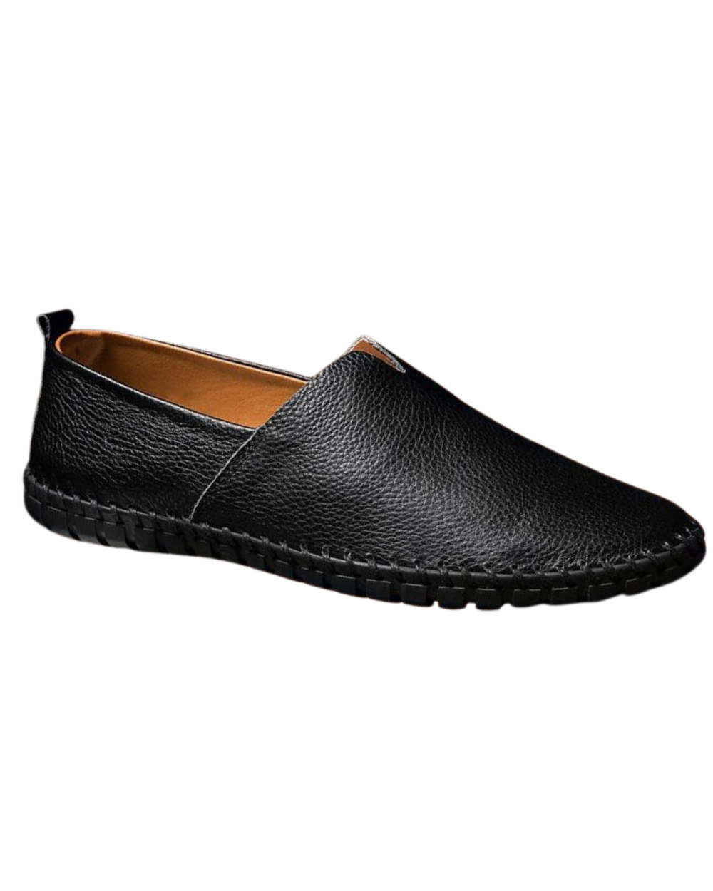 Käsitsi õmmeldud nahast loafers
