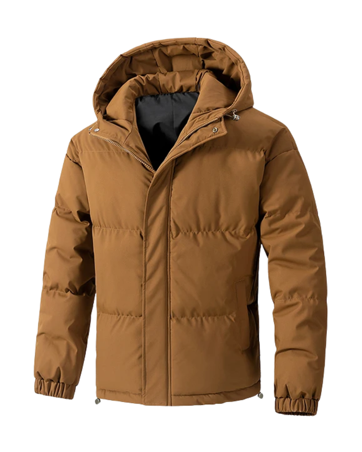 Elegantne parka kapuutsiga