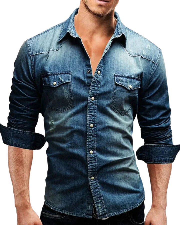 Elegantne denim särk