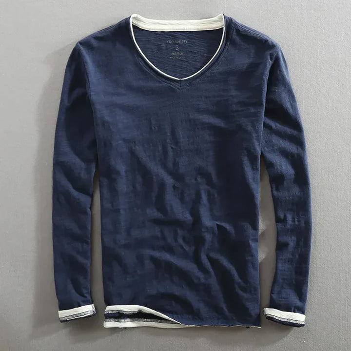 Pariisi Vintage T-särk pikkade varrukatega