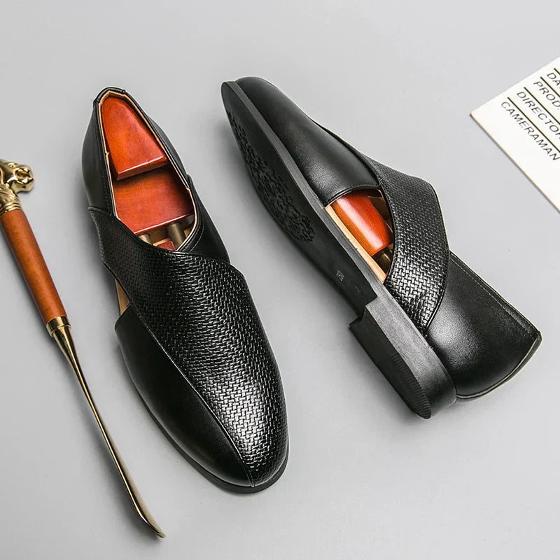 Vintage nahast Loafers