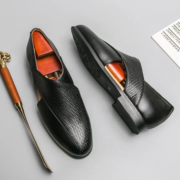 Vintage nahast Loafers