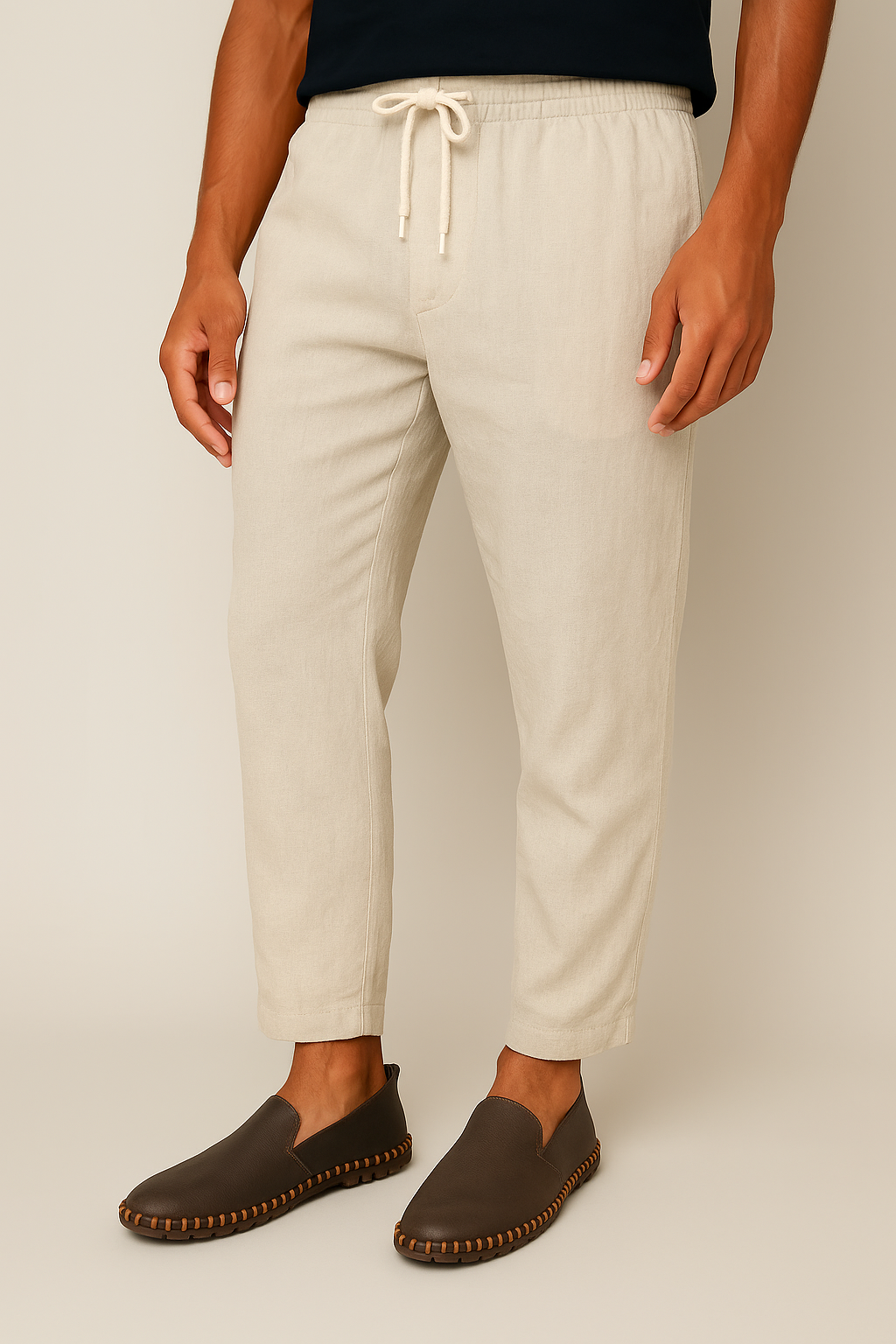 Santorini nahast Loaferid