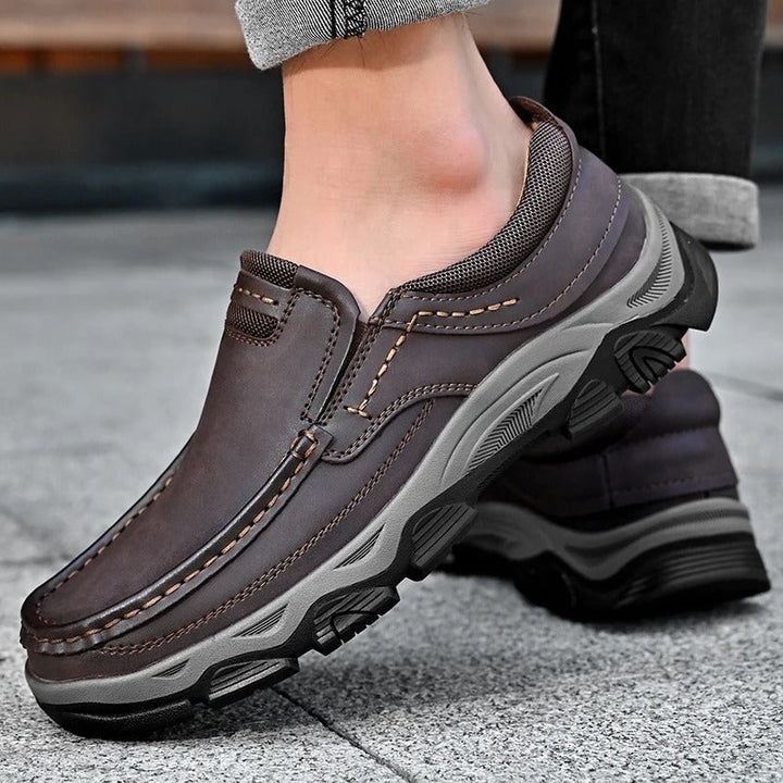 Elegantne Nahk Slip-On Kingad