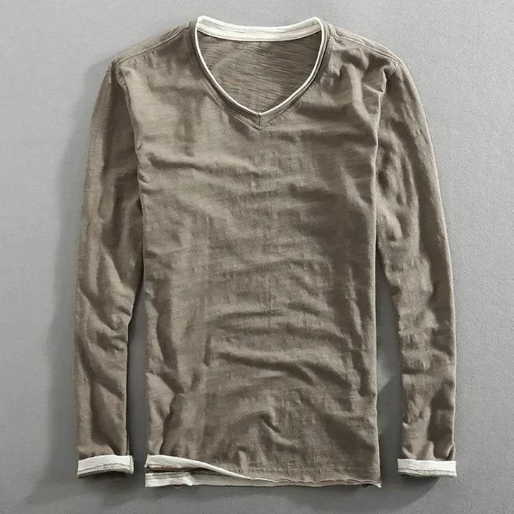 Pariisi Vintage T-särk pikkade varrukatega