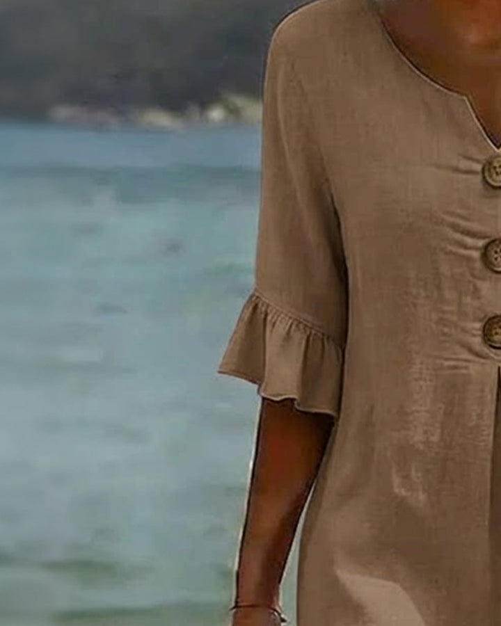 Lucía | Elegantne lina kleit