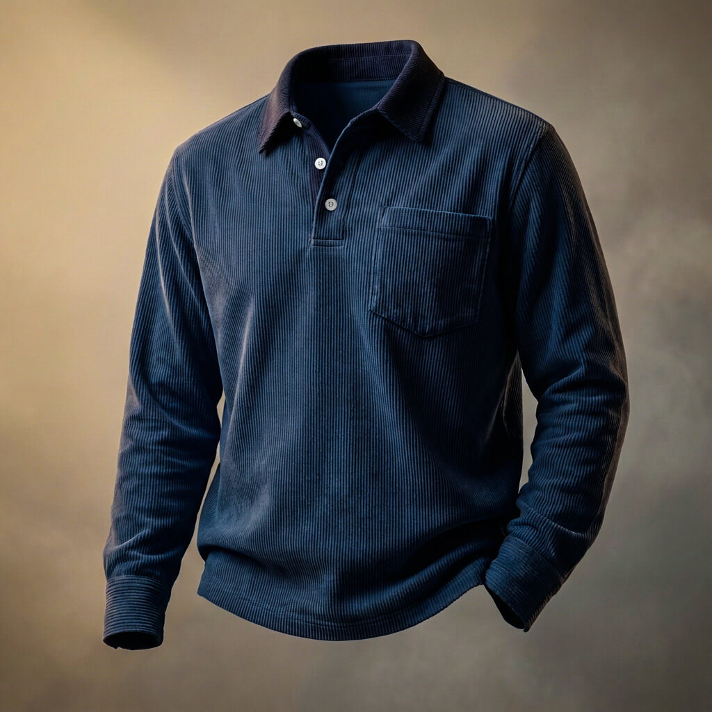 Elegantne poloshirt korduroost