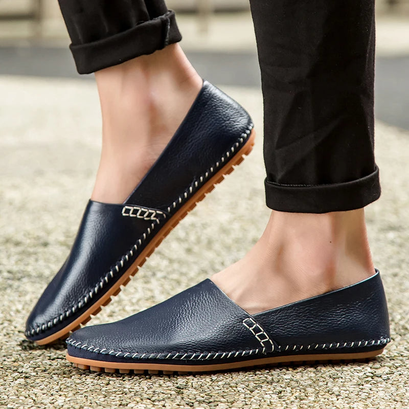 Kerged Nahast Loafers