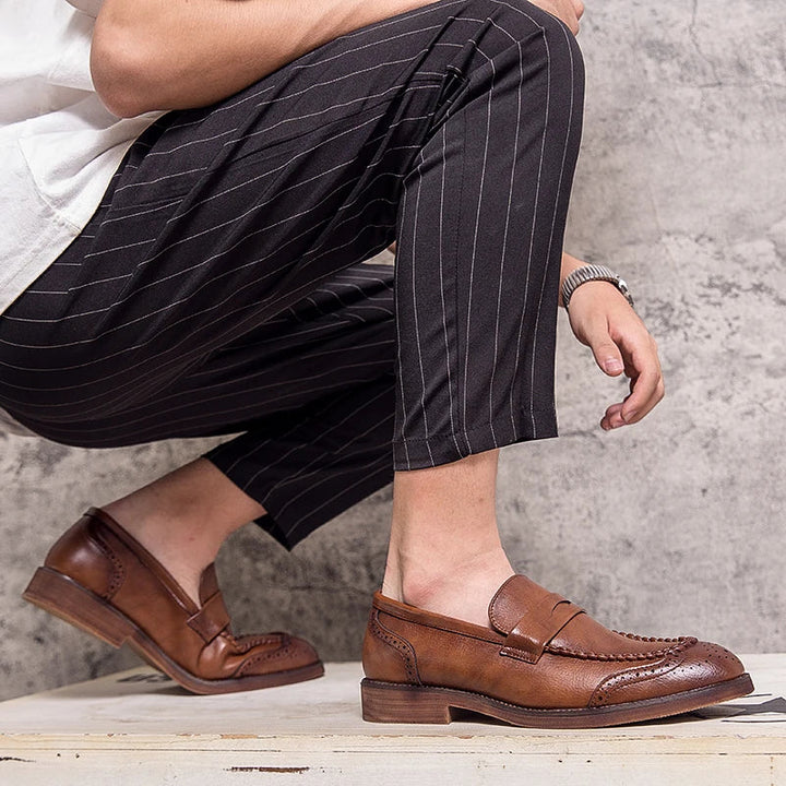 Šikid nahast loafers