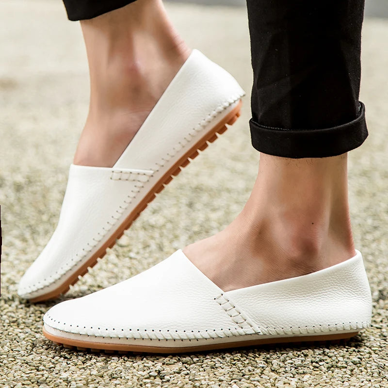 Kerged Nahast Loafers