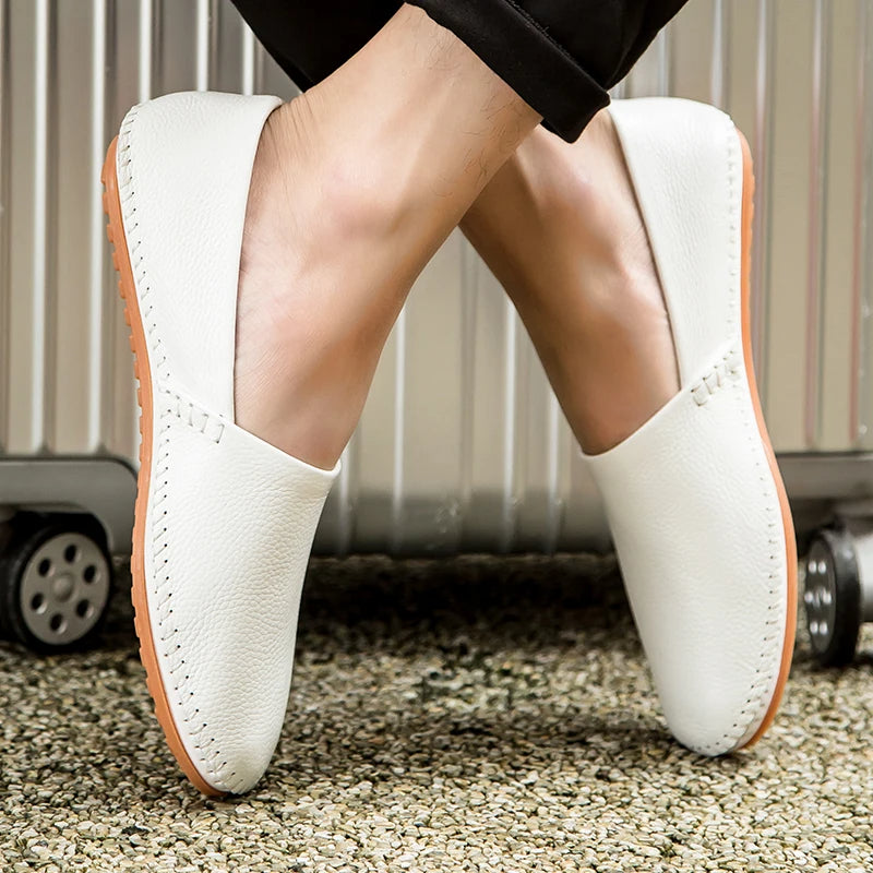 Kerged Nahast Loafers