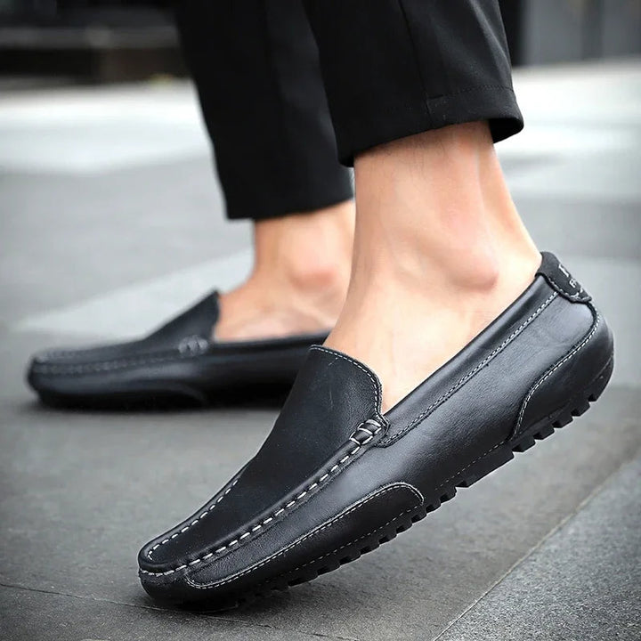 Vintage nahast Loafers