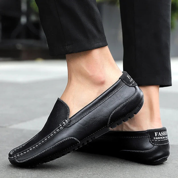 Vintage nahast Loafers
