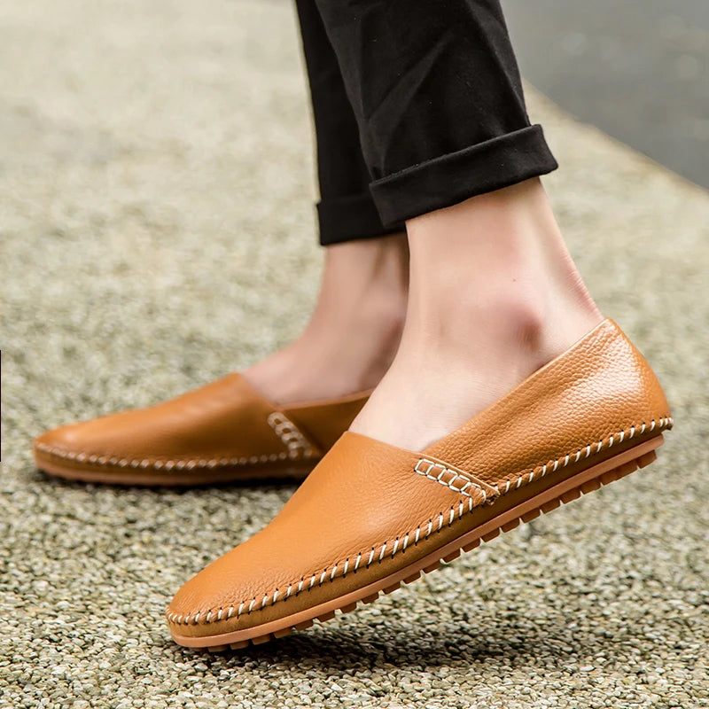 Kerged Nahast Loafers