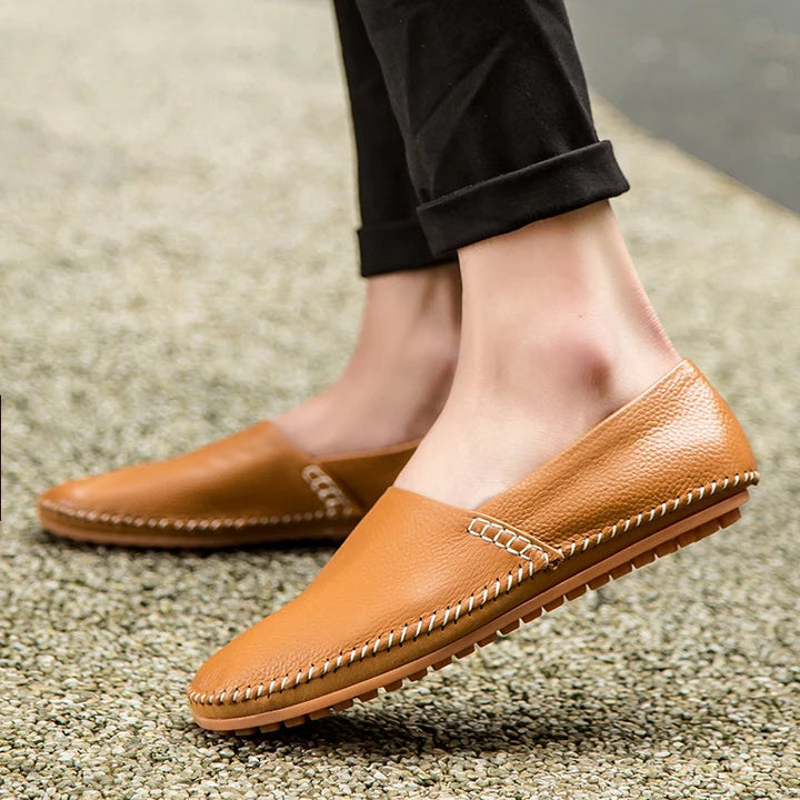 Kerged Nahast Loafers