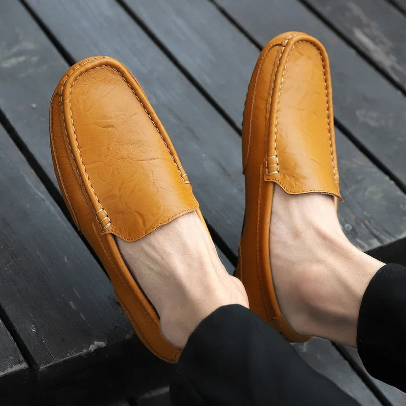 Vintage nahast Loafers