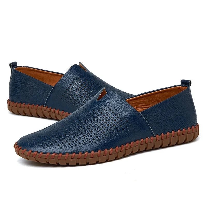 Hingavad nahast loafers