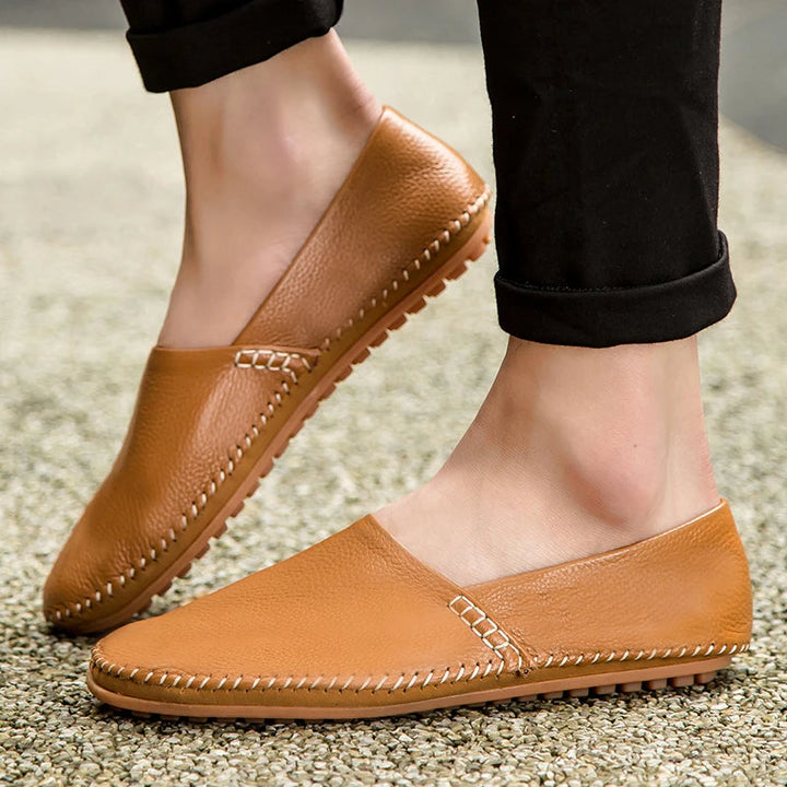 Kerged Nahast Loafers