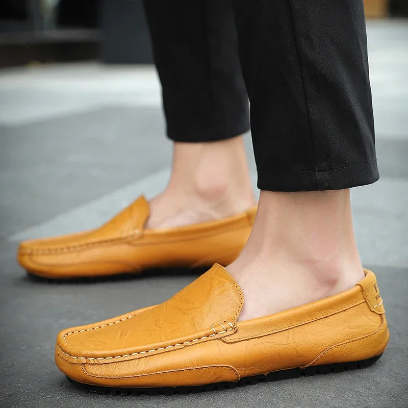 Vintage nahast Loafers