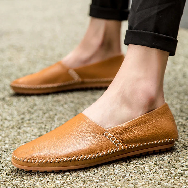 Kerged Nahast Loafers