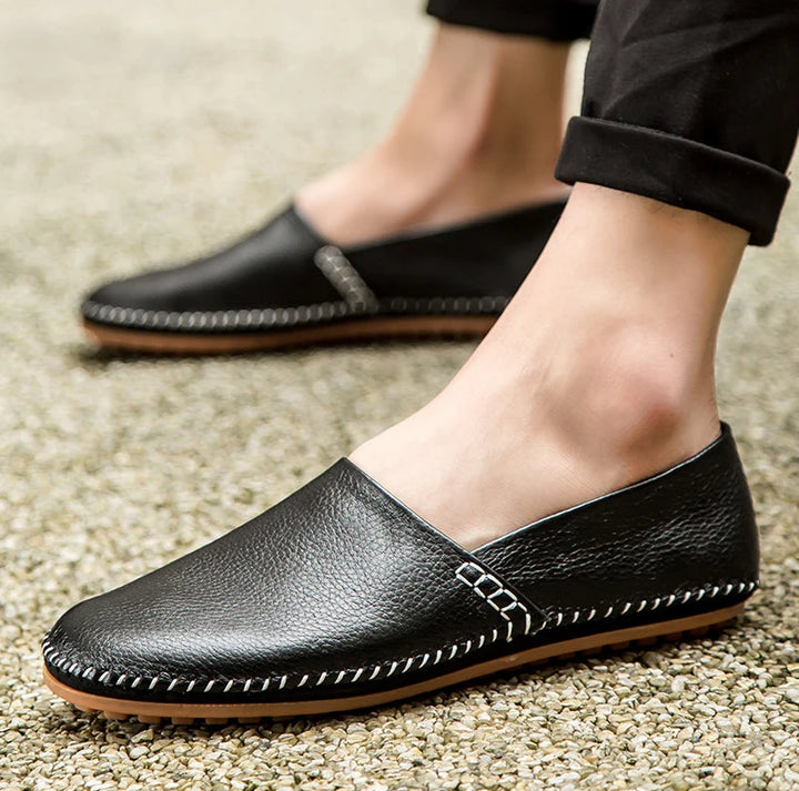 Kerged Nahast Loafers