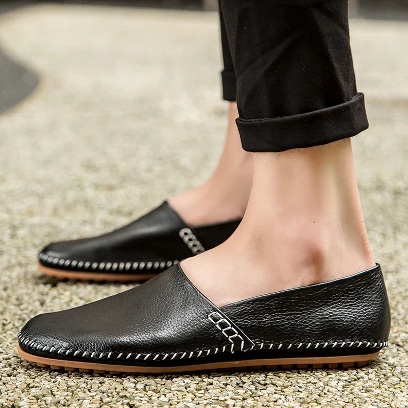 Kerged Nahast Loafers