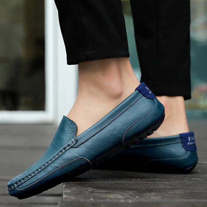 Vintage nahast Loafers