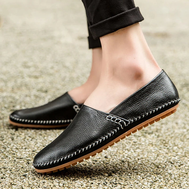 Kerged Nahast Loafers