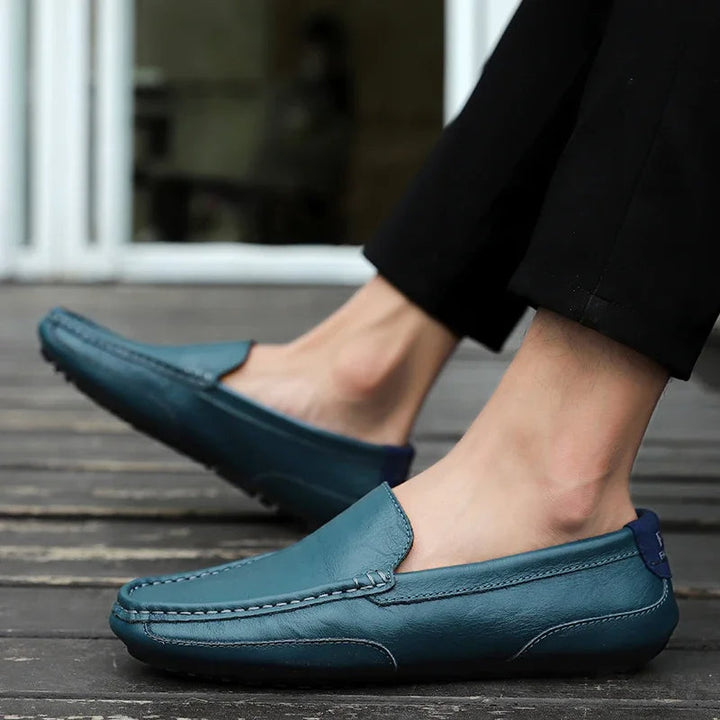 Vintage nahast Loafers