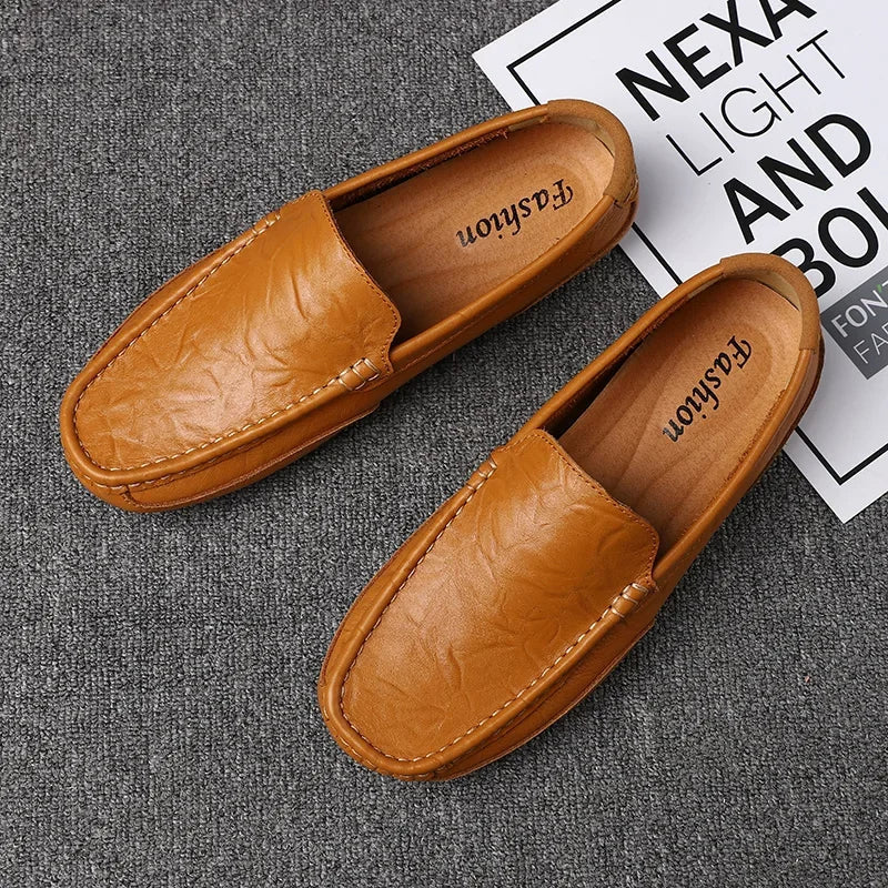 Vintage nahast Loafers