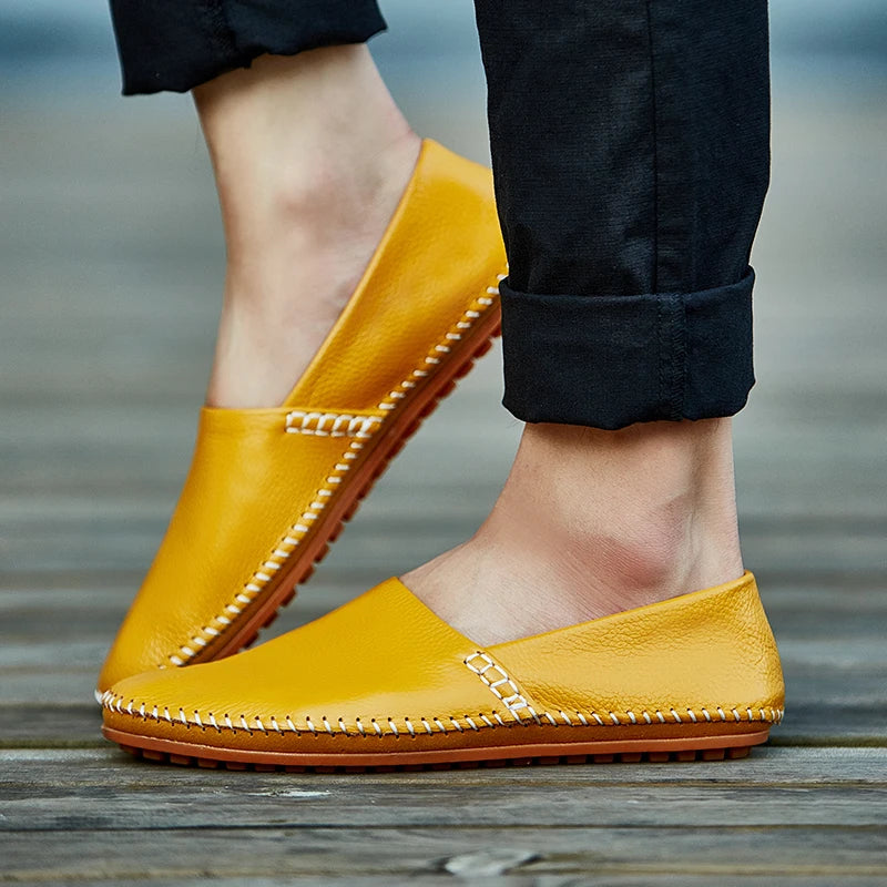 Kerged Nahast Loafers