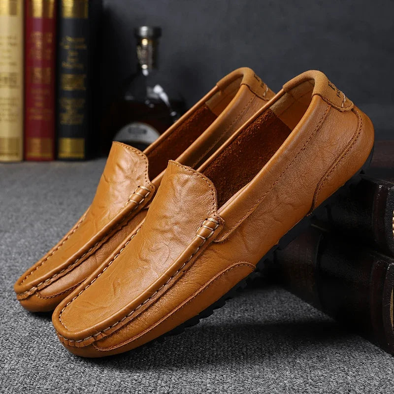 Vintage nahast Loafers