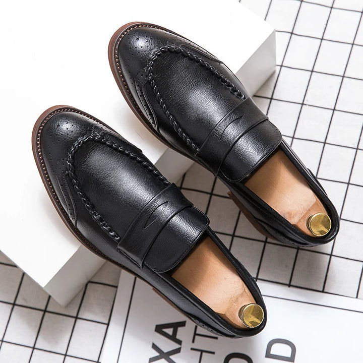 Šikid nahast loafers