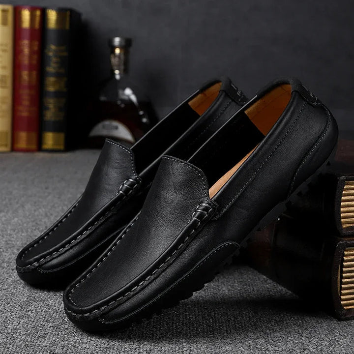 Vintage nahast Loafers