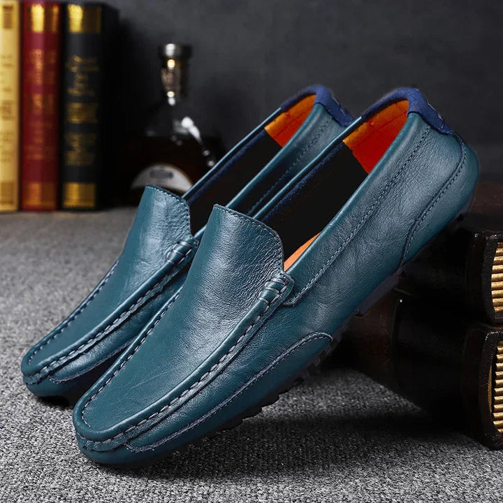 Vintage nahast Loafers