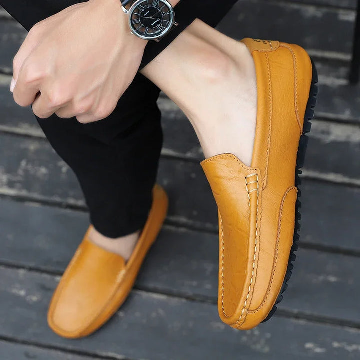 Vintage nahast Loafers